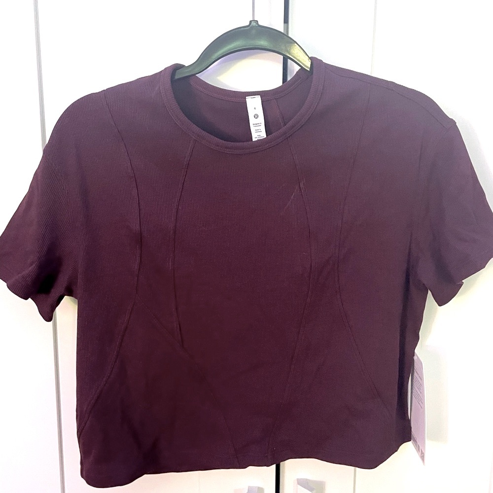 lululemon Ribbed Modal-Cotton T-Shirt